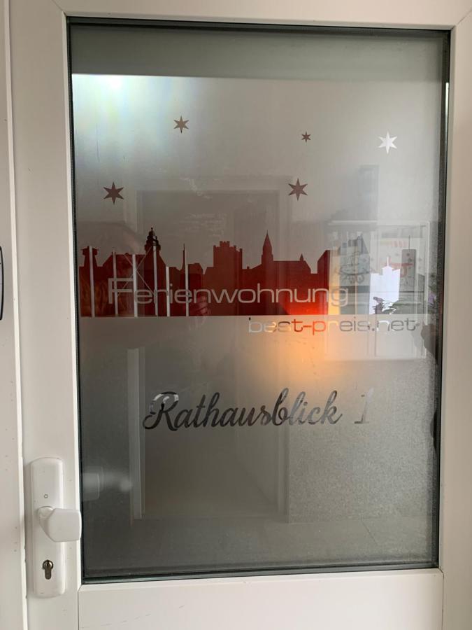 Exklusive Stadtwohnung Am Elbradweg: Best-Preis-Fewo Rathausblick 1 Fuer Max. 3 Pers. Inkl. Wlan, Prime Video & Self Check-In Wittenberge Eksteriør billede